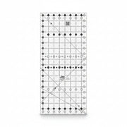 Shop Creative Grids 8.5" x 18.5" Rectangle Ruler (CGR818). Wide non-slip cutting template featuring patented grippers, dual-color lines, and multi-angles.