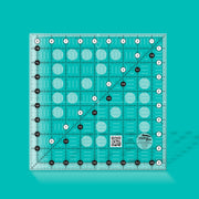 Creative Grids CGR9 nine and a half inch square quilt ruler with non slip ring grips