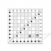 Creative Grids CGR9 nine and a half inch square quilt ruler with non slip ring grips