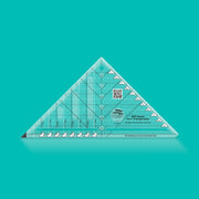 Creative Grids CGRBH1 half square four in one triangle quilt ruler with multi function grid lines.