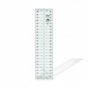 Creative Grids CGRBR6 six by twenty four inch rectangle basic range quilt ruler with non slip backing.