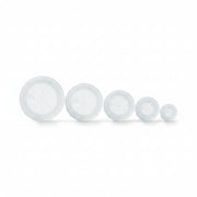 Creative Grids CGRCRCL circle ruler set showing five individual non slip acrylic discs nested together.