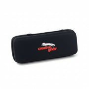 Creative Grids CGRCUTCASE rotary cutter hard EVA case showing the sleek black semi rigid zippered exterior.