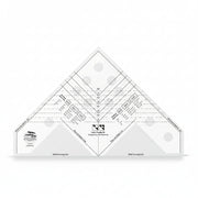 Creative Grids CGRDH1XL cat's cradle ruler XL tool showing clear layout lines and trimming zones.