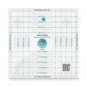 Creative Grids CGRDH3 turbo four patch template quilt ruler displaying clear measurement lines and alignment grids.