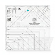 Creative Grids CGRDH4 ultimate flying geese tool quilt ruler displaying clear measurement lines and alignment grids.