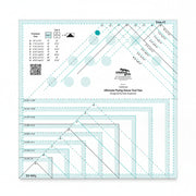 Creative Grids CGRDH42 ultimate flying geese tool two quilt ruler displaying clear measurement lines and alignment grids.