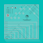Creative Grids CGRDH42 ultimate flying geese tool two quilt ruler displaying clear measurement lines and alignment grids.
