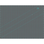 Creative Grids 18 inch by 24 inch double sided self healing rotary cutting mat CGRMAT1824 flat view.