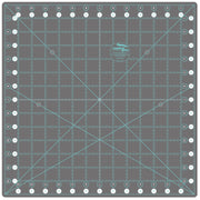 Creative Grids 14 inch by 14 inch self healing rotating rotary cutting mat CGRMATR14 top view.