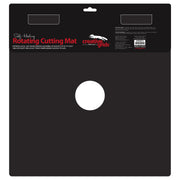 Creative Grids 14 inch by 14 inch self healing rotating rotary cutting mat CGRMATR14 top view.