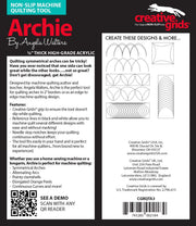 Creative Grids Machine Quilting Tool Archie by Angela Walters CGRQTA3