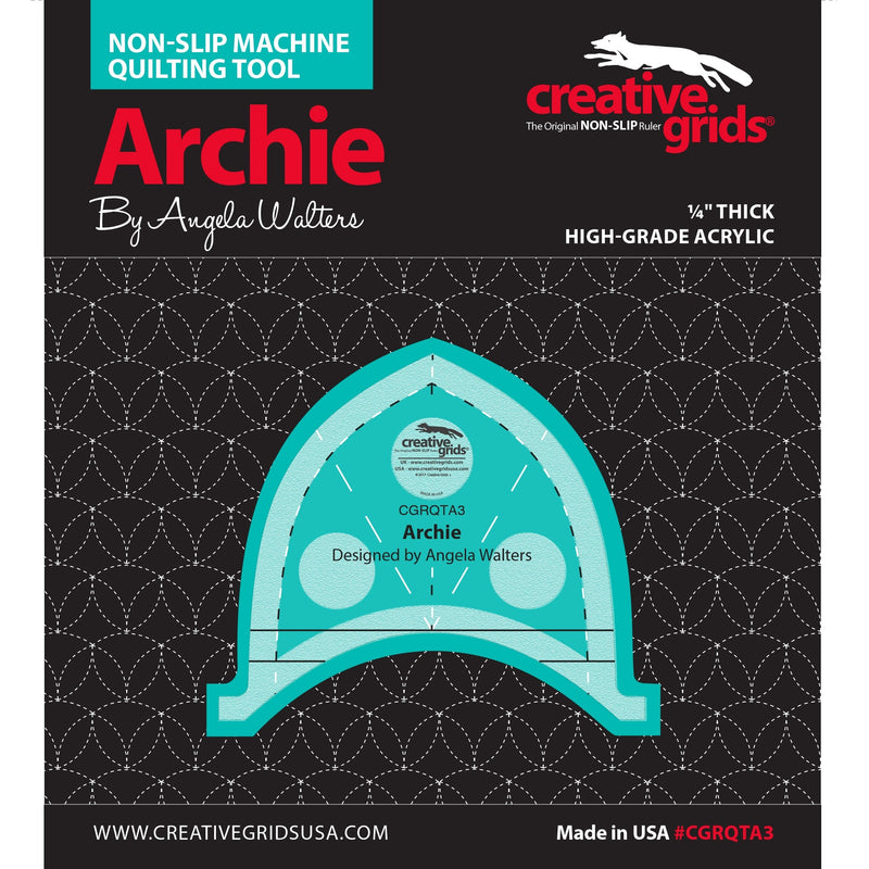 Creative Grids Machine Quilting Tool Archie by Angela Walters CGRQTA3