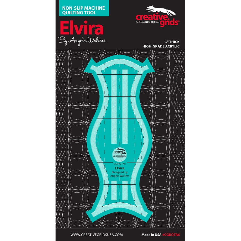 Creative Grids Machine Quilting Tool Elvira by Angela Walters CGRQTA6