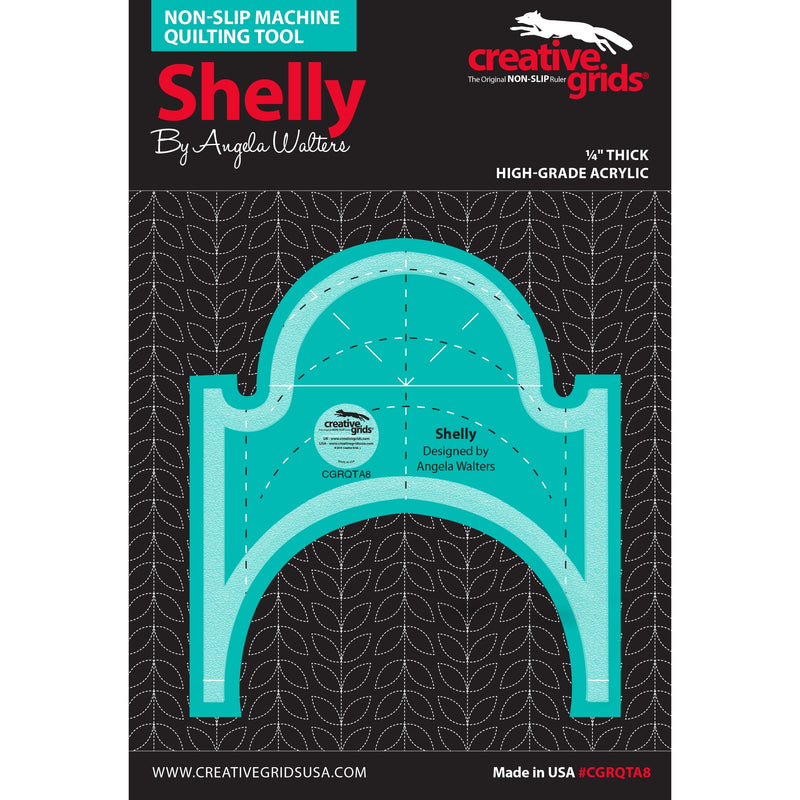Creative Grids Machine Quilting Tool Shelly by Angela Walters CGRQTA8
