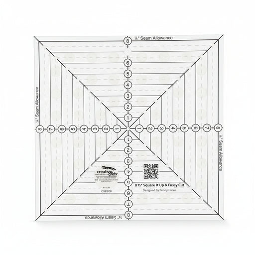 Creative Grids 8-1/2 inch Square It Up Quilt Ruler CGRSQ8