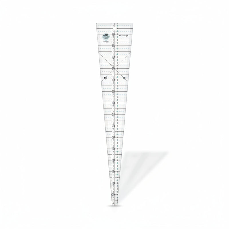 Creative Grids 10 Degree Wedge Triangle Quilt Ruler CGRT10