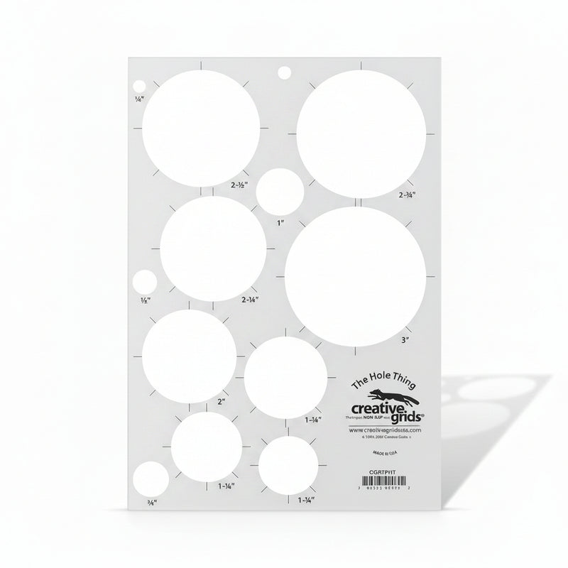 Creative Grids The Hole Thing Registration Template CGRTPHT