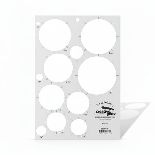 Creative Grids The Hole Thing Registration Template CGRTPHT