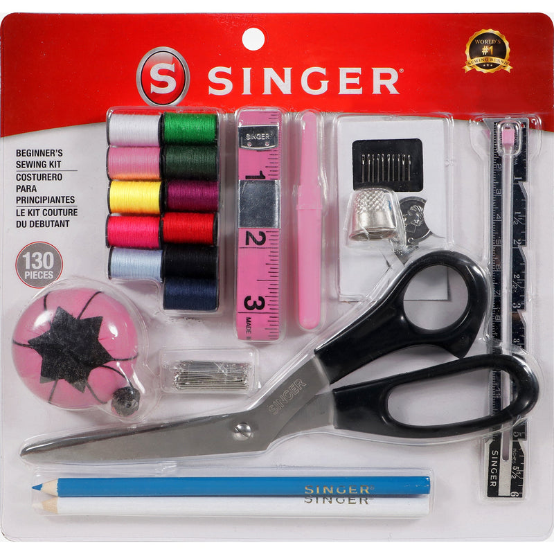SINGER® Beginner’s Sewing Kit – 130 Pieces