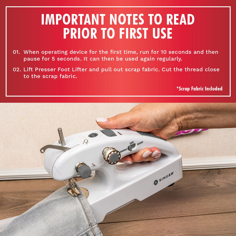 SINGER® Stitch Quick+ Portable Handheld Mending Machine