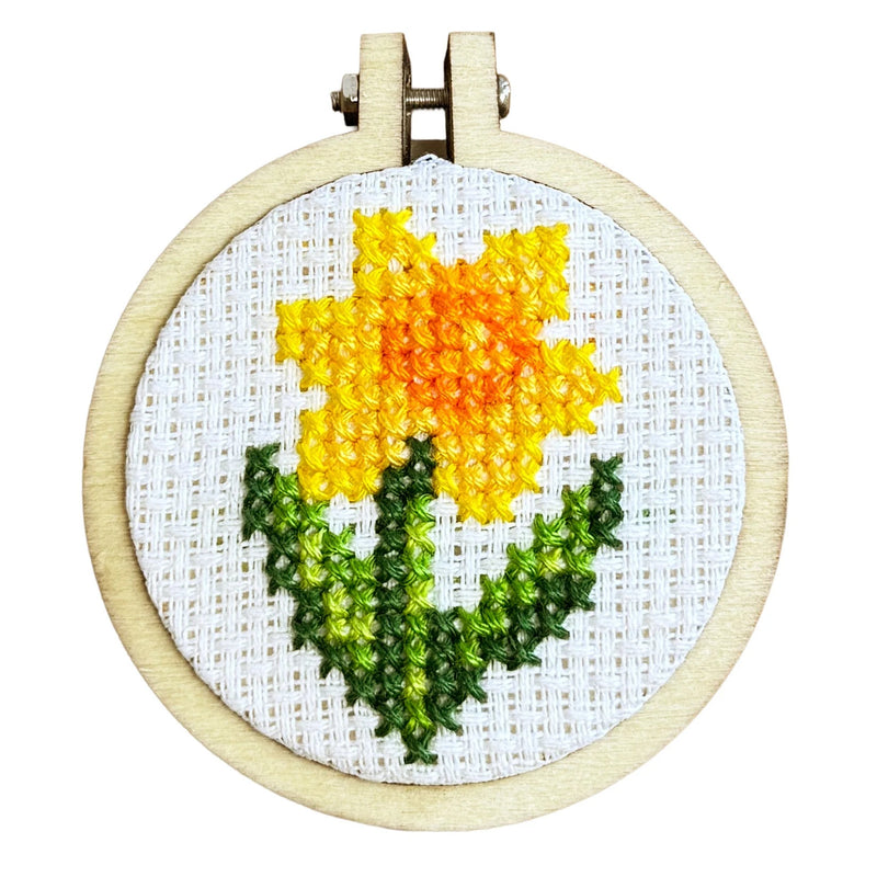 The Crafty Kit Company You Brighten My Day Mini Matchbox Cross Stitch Kit