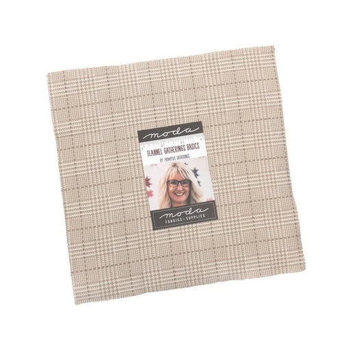 Flannel Gatherings Basics Layer Cake by Primitive Gatherings for Moda, 42 flannel squares, 49340LCF