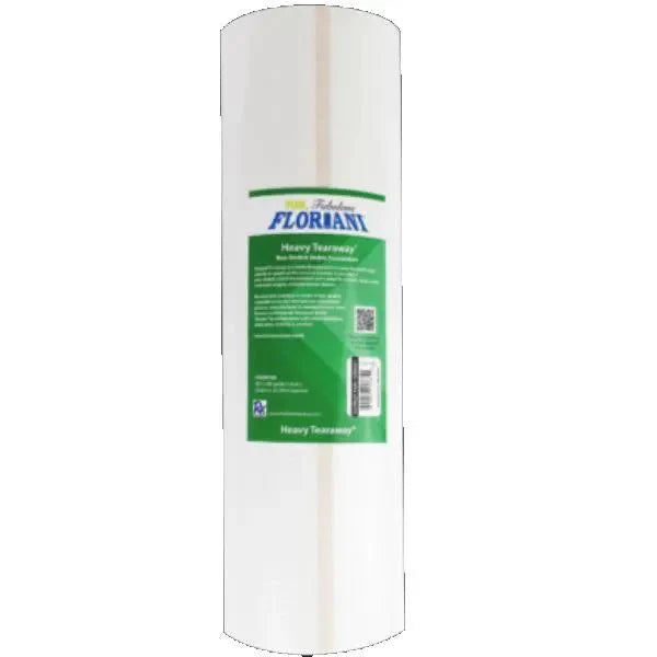 Floriani Medium Tearaway Embroidery Stabilizer – 20" x 100 yd