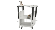 The Brother PRCF5 universal cap frame set components including the hooping jig and mechanical driver attachment for structured hat embroidery