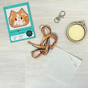The Crafty Kit Company Keep Calm and Purr On Mini Matchbox Cross Stitch Kit