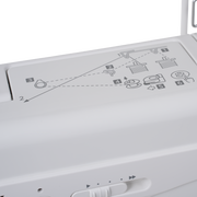 Janome reference photo: HD8 top cover threading diagram