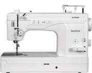 Janome reference photo: HD8 straight stitch machine, front view