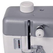 Janome reference photo: HD9 V3 Professional presser-foot pressure dial with indicator