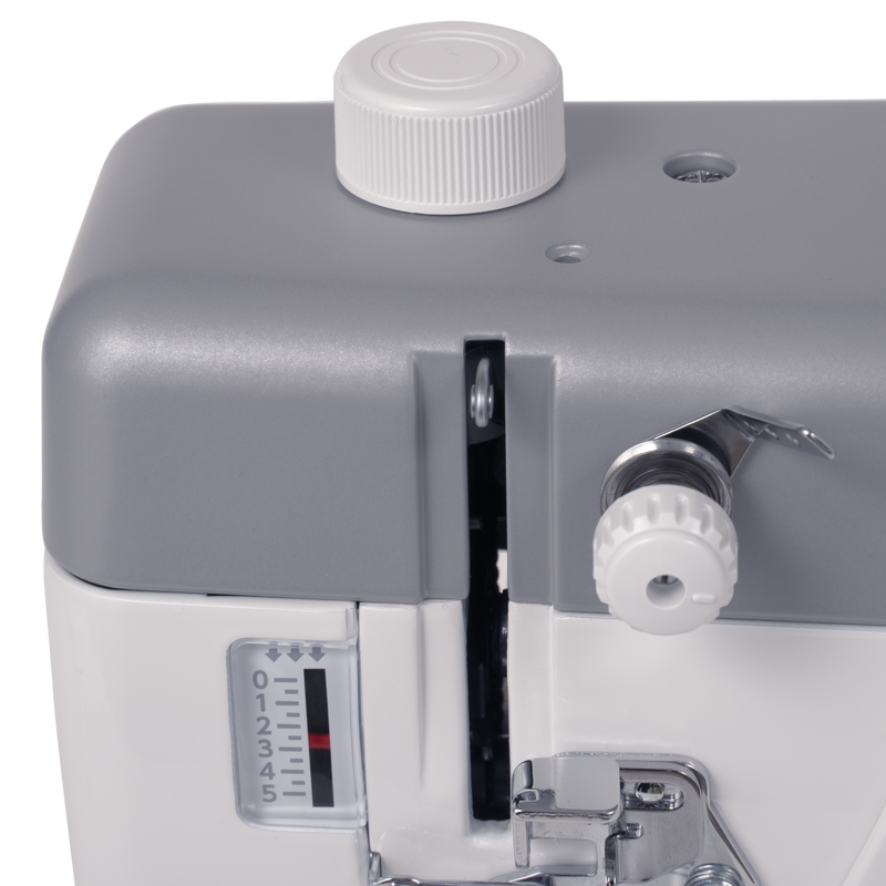 Janome reference photo: HD9 V3 Professional presser-foot pressure dial with indicator