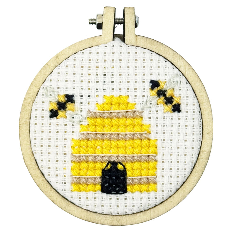 The Crafty Kit Company Sweeter than Honey Mini Matchbox Cross Stitch Kit