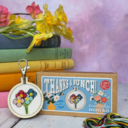 The Crafty Kit Company Thanks a Bunch Mini Matchbox Cross Stitch Kit