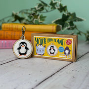 The Crafty Kit Company You're Brrrilliant Mini Matchbox Cross Stitch Kit