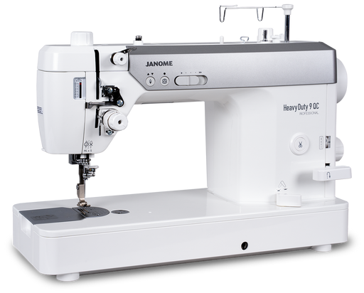 Janome reference photo: HD9QC Professional, left three-quarter view