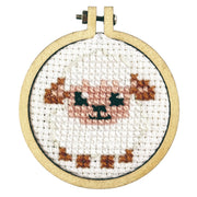 The Crafty Kit Company Love Ewe Mini Matchbox Cross Stitch Kit packaging