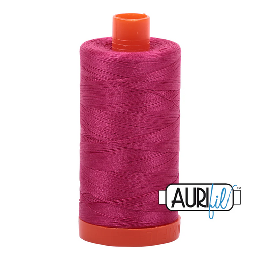 Aurifil Red Plum 50wt cotton thread