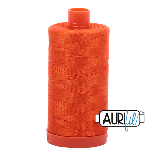 Aurifil Neon Orange 50wt cotton thread