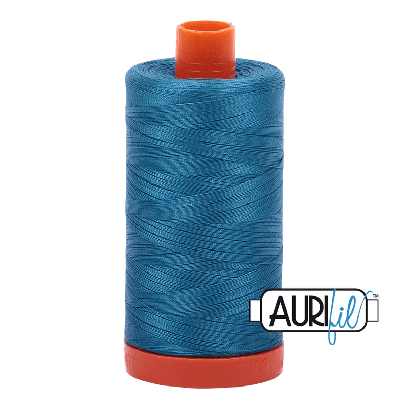 Aurifil 50wt Cotton Thread 1422yd - Medium Teal - A1050 - 1125