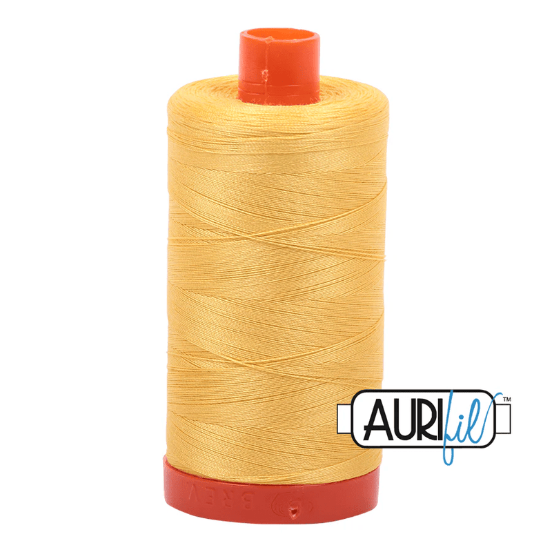 Aurifil 50wt Cotton Thread 1422yd - Pale Yellow - A1050 - 1135