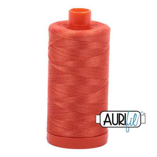 Aurifil Dusty Orange 50wt cotton thread