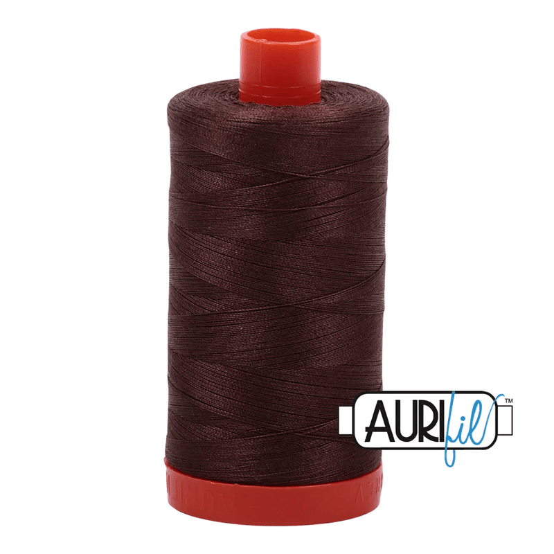 Aurifil 50wt Cotton Thread 1422yd - Medium Bark - A1050 - 1285