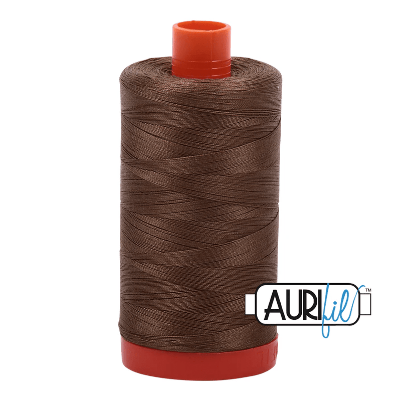 Aurifil 50wt Cotton Thread 1422yd - Dark Sandstone - A1050 - 1318