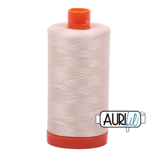 Aurifil Light Sand 50wt cotton thread