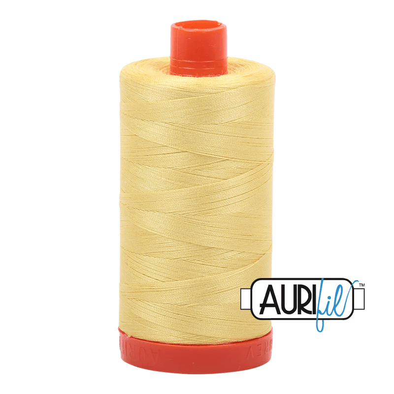 Aurifil 50wt Cotton Thread 1422yd - Lemon - A1050 - 2115