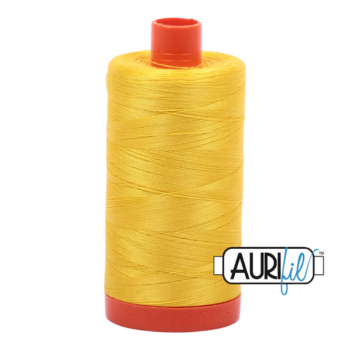 Aurifil Canary 50wt cotton thread