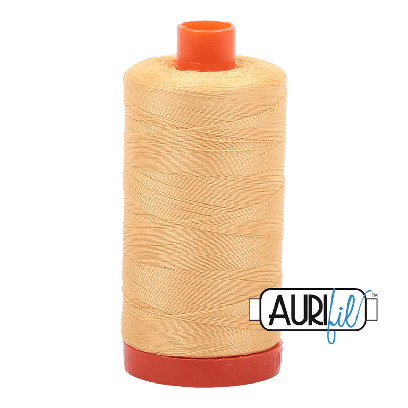 Aurifil 50wt Cotton Thread 1422yd - Medium Butter - A1050 - 2130